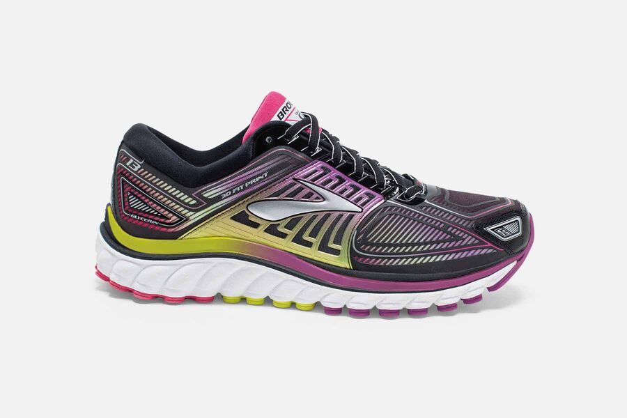 Brooks Glycerin 13 Womens Australia - Road Running Shoes - Multicolor (17-KBLFE)